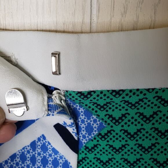 Tommy Hilfiger shorts green blue graphic print palm beach size 2 - Picture 6 of 6